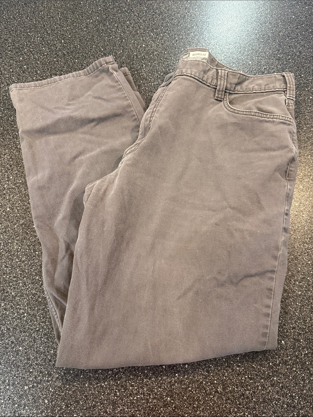 Men’s Carhartt Gray Work Pants - Relaxed Fit - size 42 waist 32 length